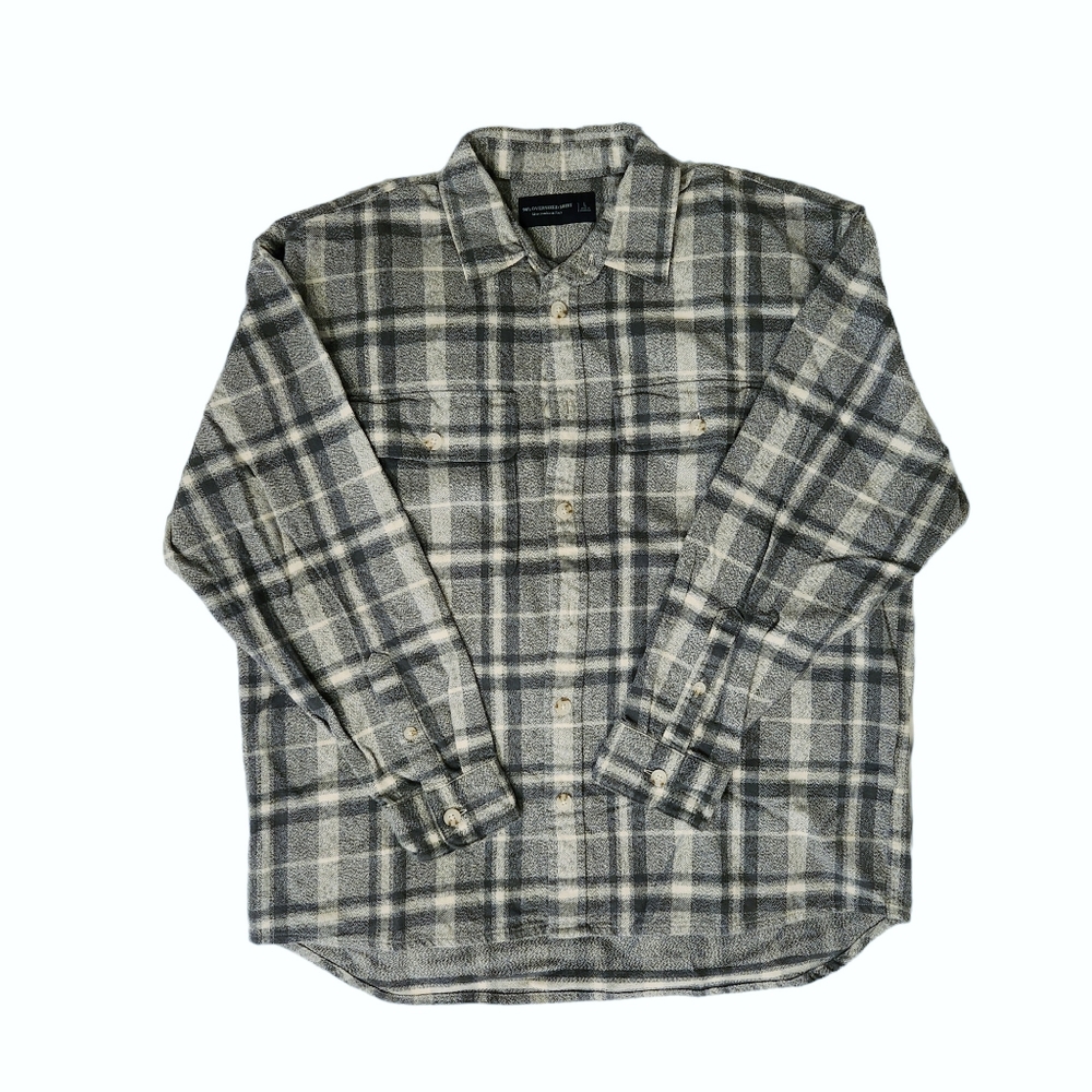 Abercrombie & Fitch 90's Oversized ShirtFlannel Long Sleeve Plaid Button Down